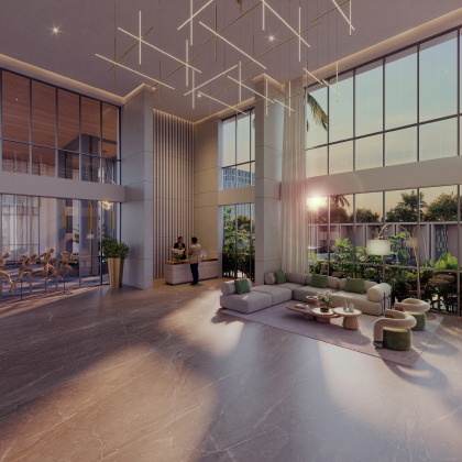 Double-Height Entrance Foyer